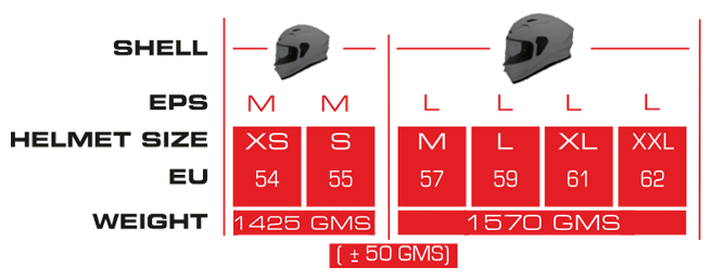 STELLAR FURY-Size-Chart